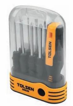 JUEGO DESTORNILLADORES 8 EN 1 TOLSEN