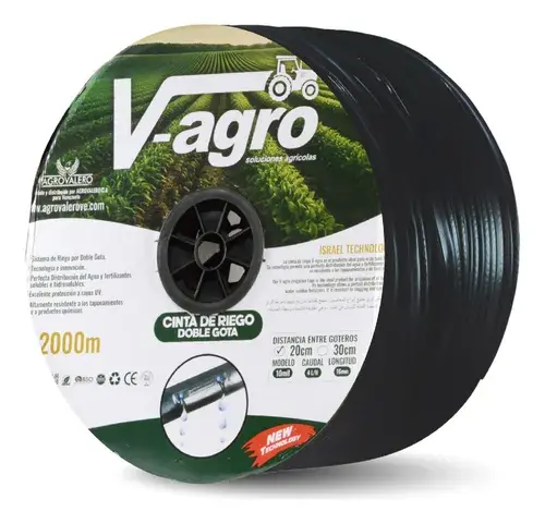 CINTA DE GOTEO VR AGRO 1 GOTA 2000MTS